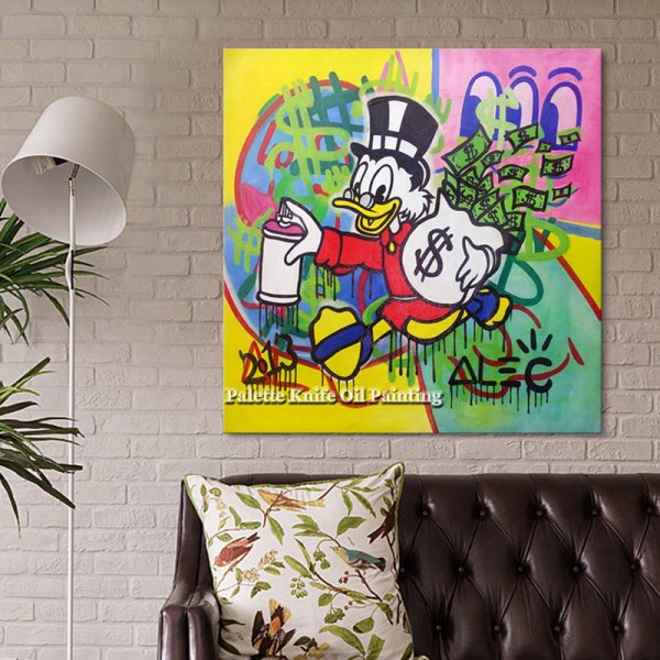 Стрит арт на холсте