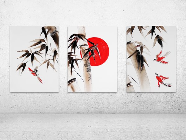 Картины в японском стиле