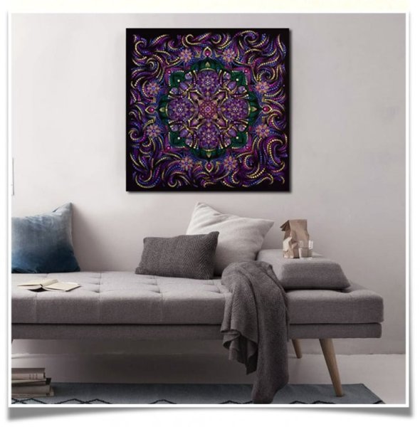 Точечная живопись в интерьере