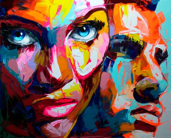 Франсуаза Нилли картины мастихином