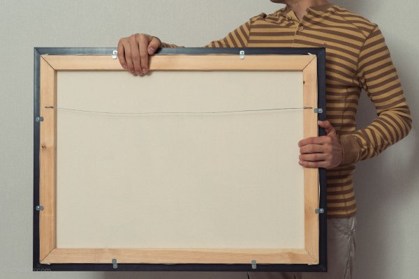 Печать на холсте в интерьере