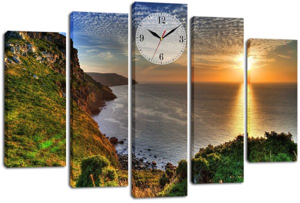 Модульные часы-картины настенные