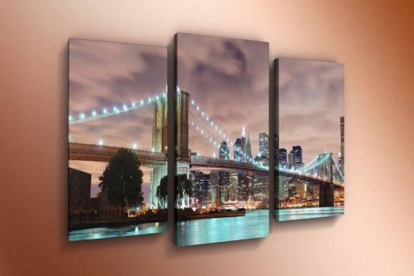 Модульная картина с часами