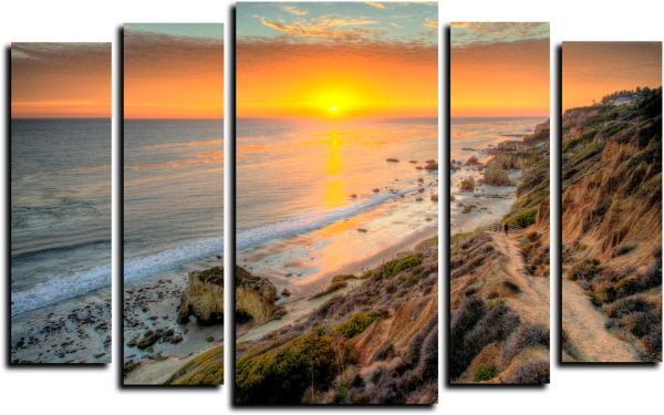 Модульная картина с часами