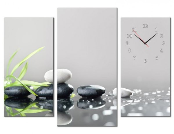 Триптих с часами на кухню