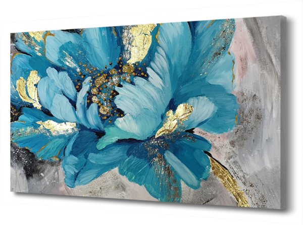 Ирисы акрилом с поталью с акрилом