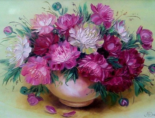 Анка Булгару пионы