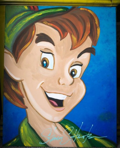 Мультяшная картина на холсте