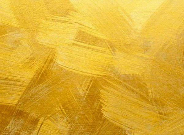 Золотые мазки краски