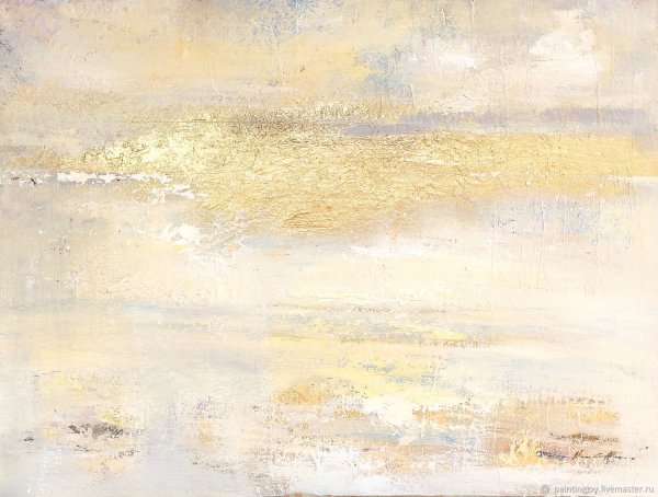 Абстракция в светлых тонах живопись