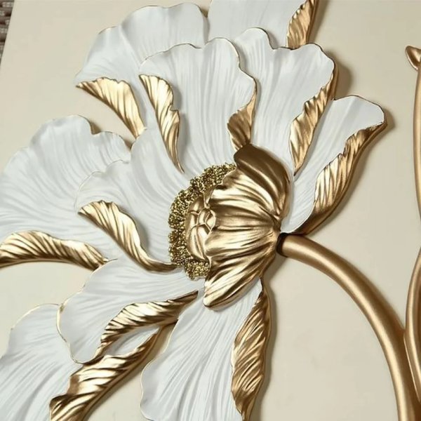 Цветочный барельеф