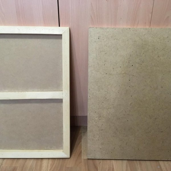 Холст на оргалите