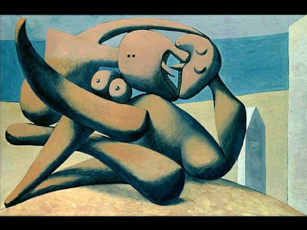 Пикассо фигуры на берегу моря 1931