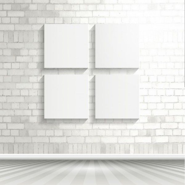 Холст кирпичная стена