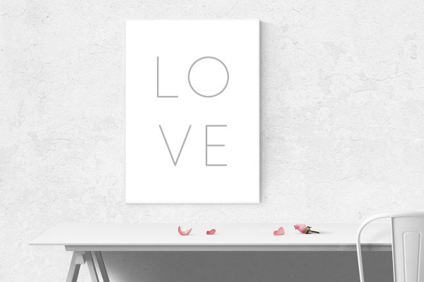 Фон стол и стена