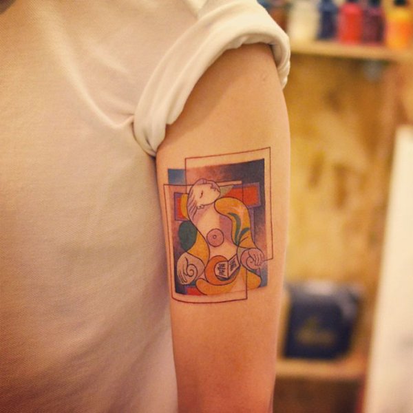 Пабло Пикассо Татуировки