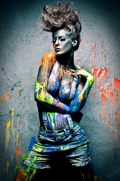 Современный боди арт