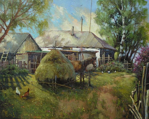 Епишин художник деревенский пейзаж