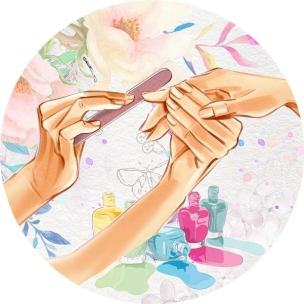 Маникюр иллюстрация