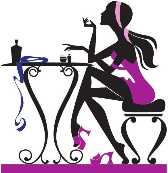 Салон красоты силуэт