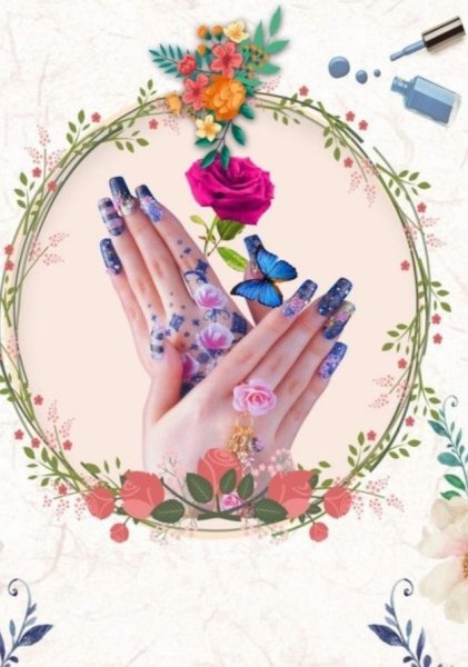 Фон для сторис мастера маникюра