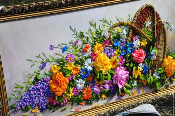 Наборы для вышивания лентами