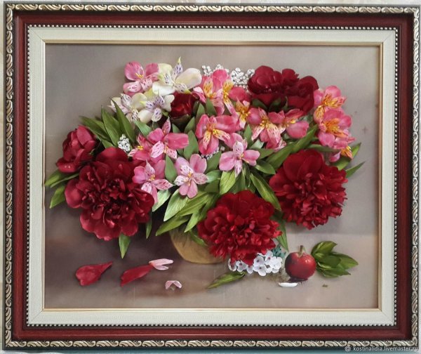 Инна Берд вышивка лентами