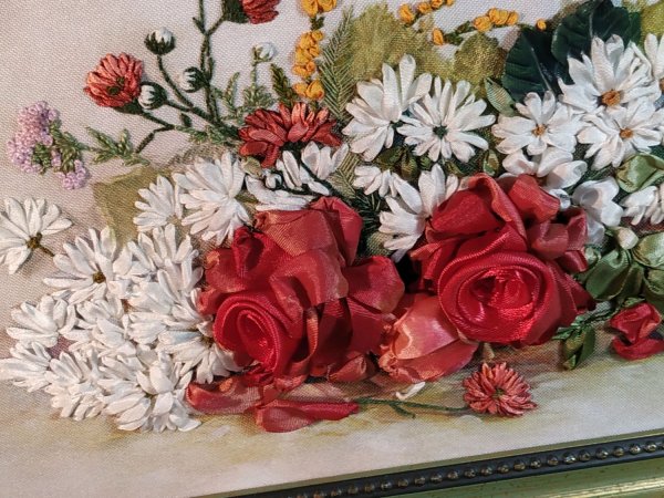 Принты для вышивки лентами