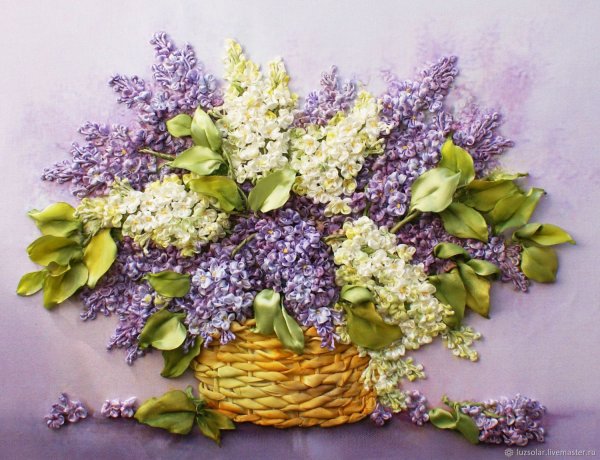 Вышивка лентами