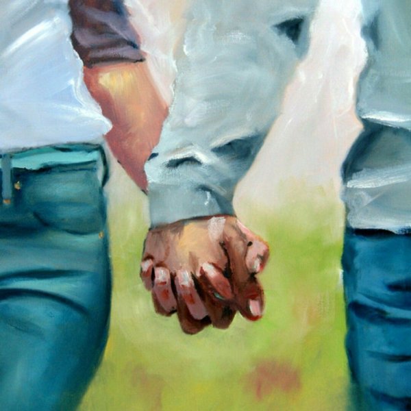 Держаться за руки рисунок