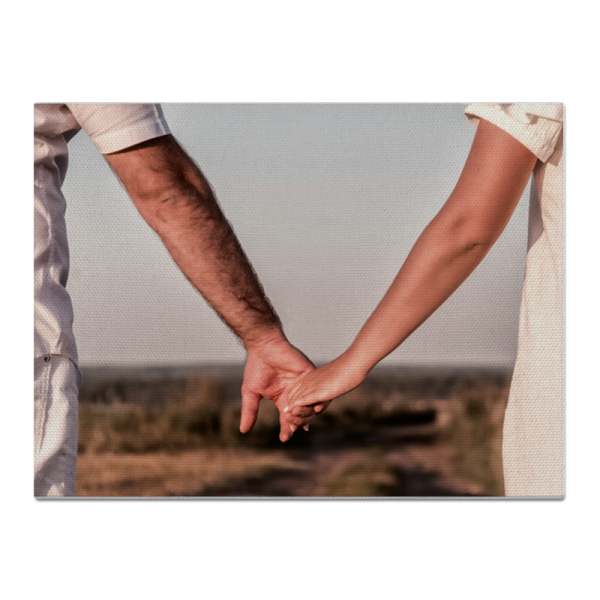 Холст две руки влюбленных
