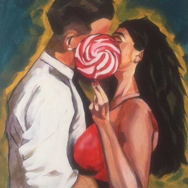 Картина с поцелуем