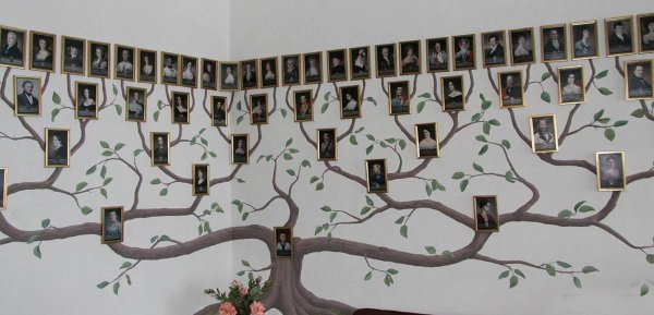 Идеи оформления семейного дерева