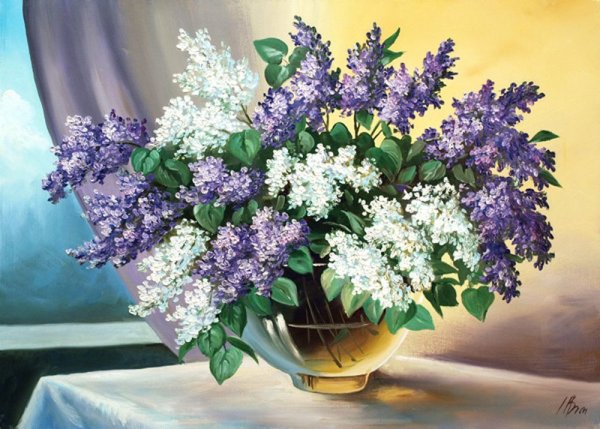 Художник Арсенюк душистая сирень