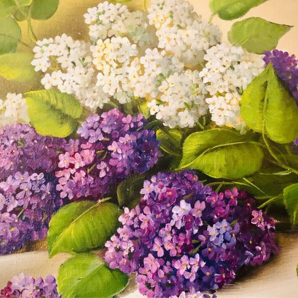 Картины цветы сирень