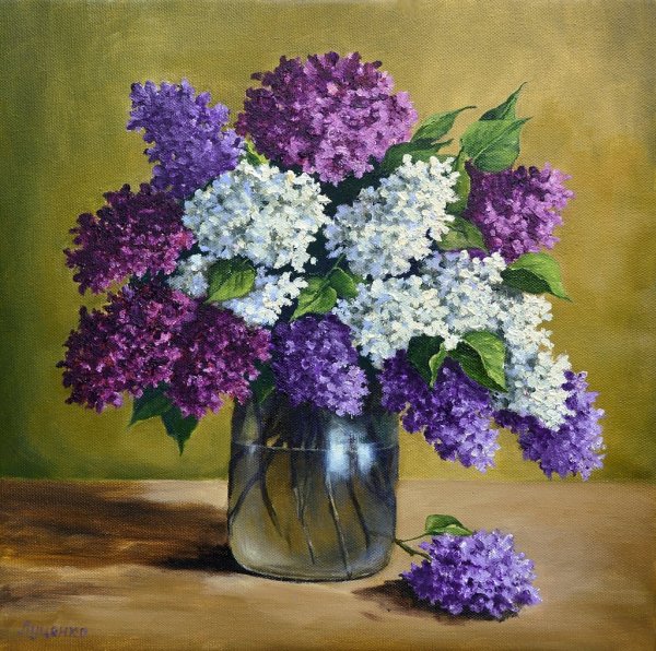 Художник Сергей Кольба картины сирень