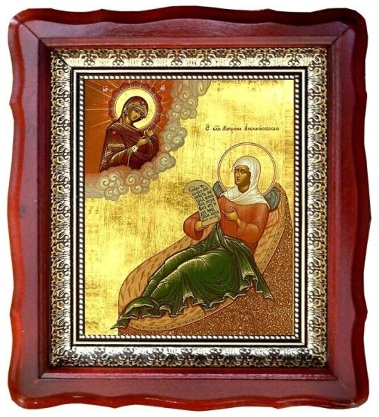 Алмазная мозаика Матрона Московская