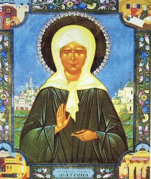 Алмазная мозаика Святая Матрона Московская