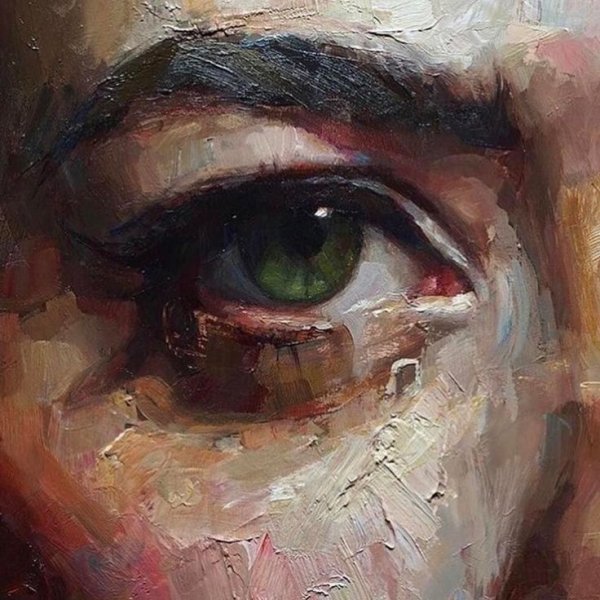 Художник Мэтт Талберт глаза маслом