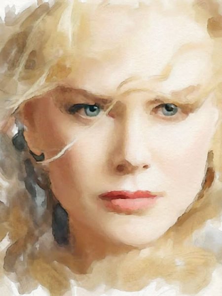 Акварельные портреты Виталий Щукин