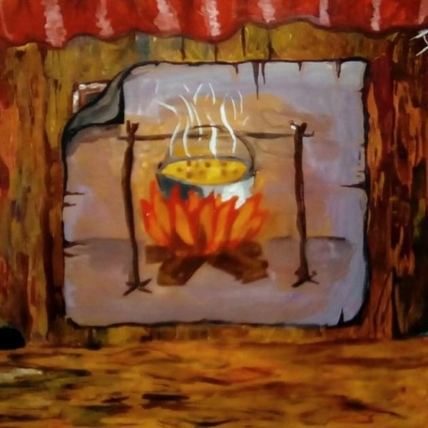 Очаг в каморке папы Карло