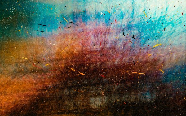 Абстракция брызги красок