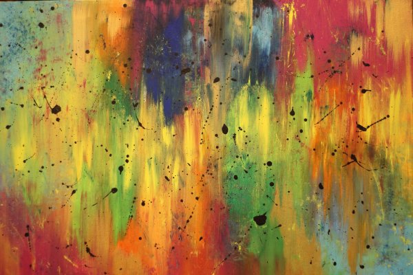 Картина маслом абстракция