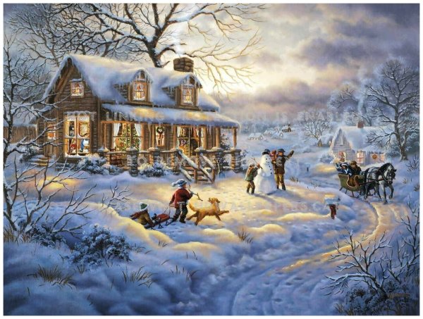 Художник Ruane Manning Рождество