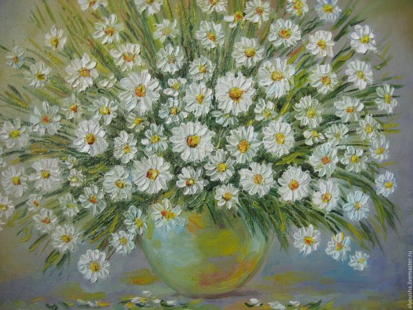 Картина ромашки