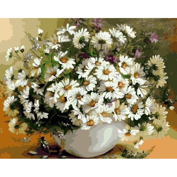 Ромашки в вазе