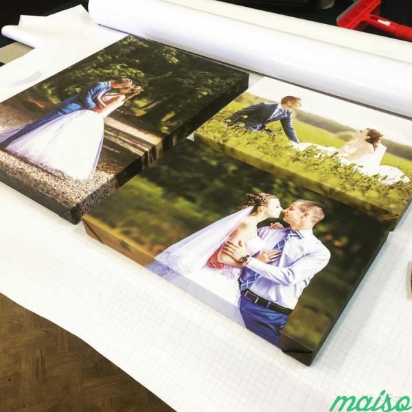 Печать на холсте с натяжкой на подрамник