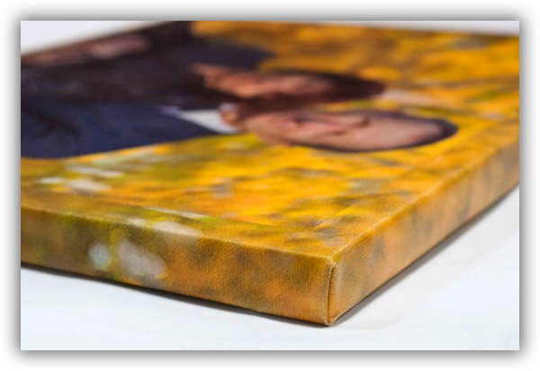 Галерейная натяжка холста