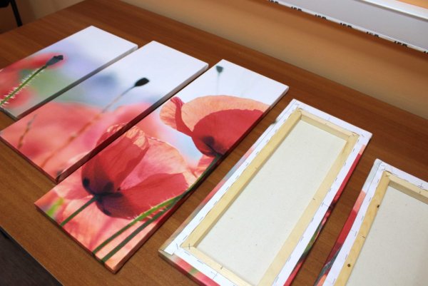 Натяжка холста на подрамник