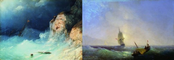 Кораблекрушение Айвазовский 1843